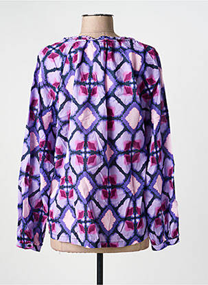 Blouse imprimé fantaisie manches longues violet STREET ONE femme