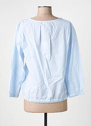 Blouse col rond manches 3/4 bleu STREET ONE femme