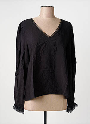Blouse manches longues manches longues noir JACQUELINE DE YONG femme
