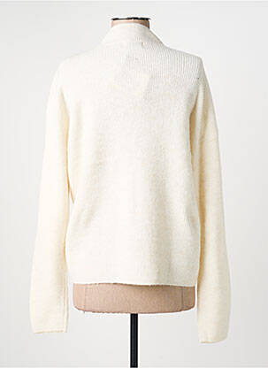 Pull stretch manches longues beige JACQUELINE DE YONG femme
