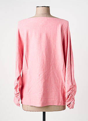 Pull tissage chiné manches longues rose STREET ONE femme