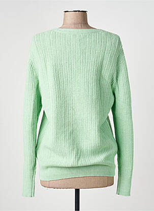 Pull col v manches longues vert STREET ONE femme