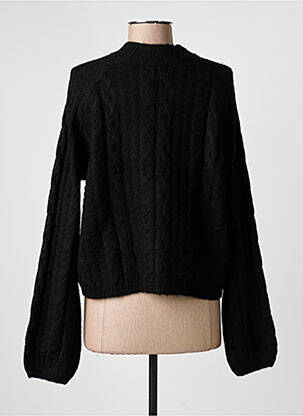 Pull stretch manches longues noir JACQUELINE DE YONG femme