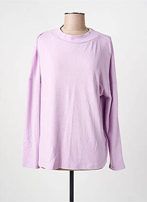 Pull coupe cintrée manches longues violet STREET ONE femme