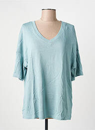 T-shirt coupe droite manches courtes bleu STREET ONE femme
