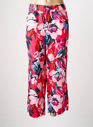 Pantalon droit tissage popeline taille normale rose STREET ONE femme