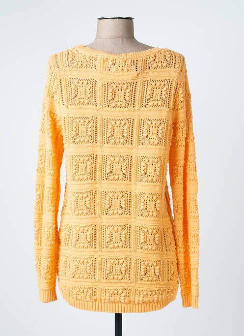 Pull stretch manches longues orange IVY BEAU femme
