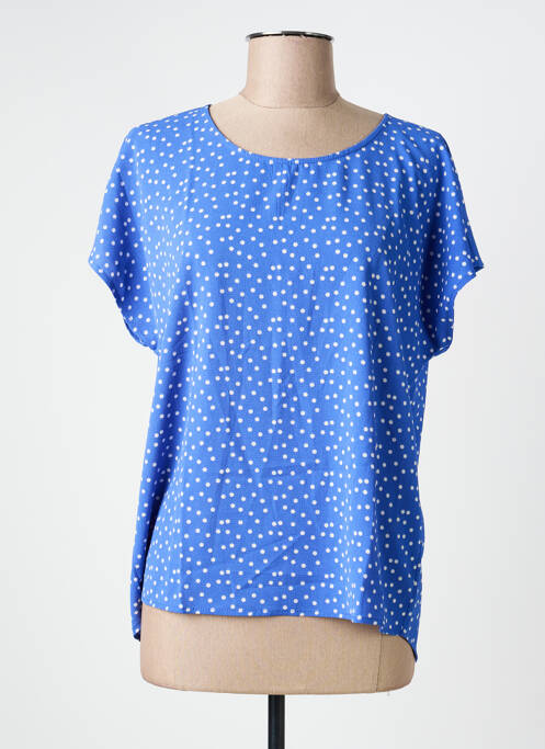 Blouse manches courtes manches courtes bleu clair JACQUELINE DE YONG femme