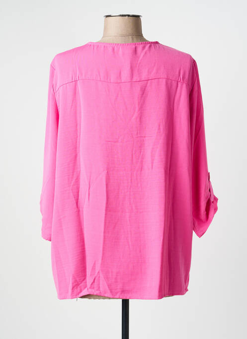 Blouse manches 3/4 manches 3/4 rose JACQUELINE DE YONG femme