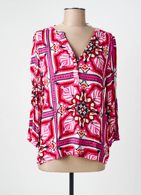 Blouse imprimé fleurs manches 3/4 rose STREET ONE femme
