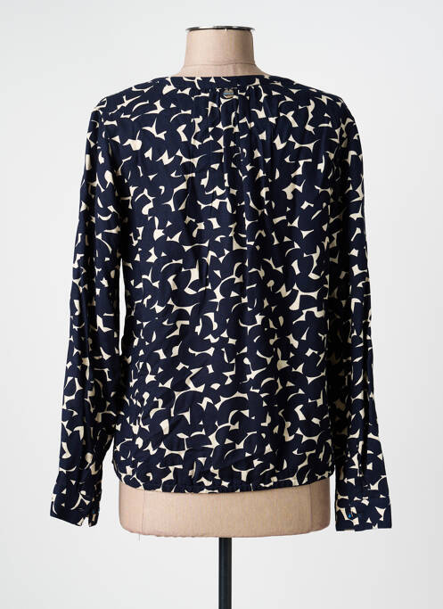 Blouse imprimé fantaisie manches longues bleu STREET ONE femme