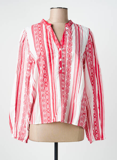 Blouse manches longues manches longues rouge JACQUELINE DE YONG femme