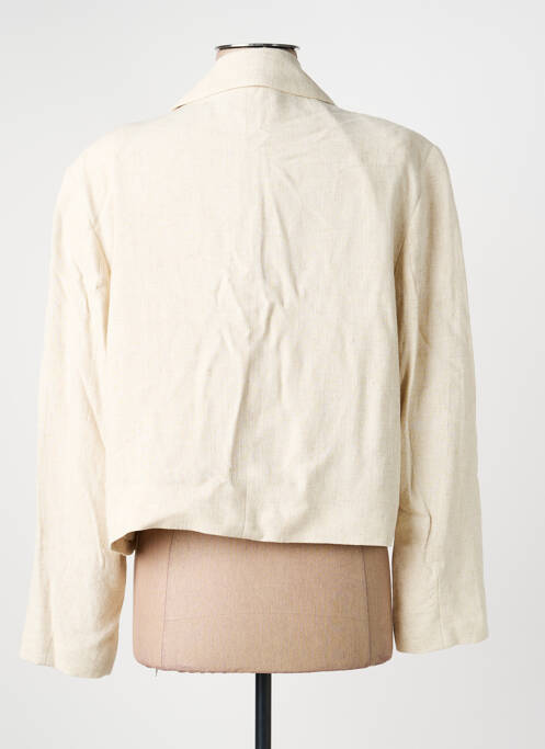 Blazer coupe cintrée beige JACQUELINE DE YONG femme