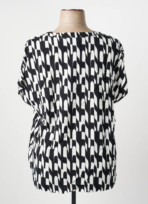 Blouse manches courtes manches courtes noir STREET ONE femme