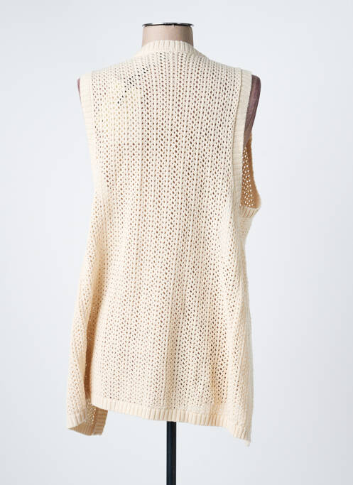 Gilet sans manche beige IVY BEAU femme