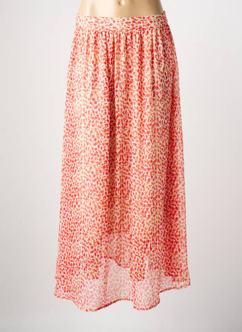 Jupe longue orange JACQUELINE DE YONG femme