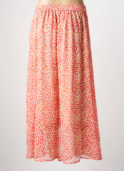 Jupe longue orange JACQUELINE DE YONG femme