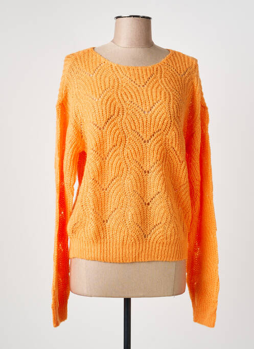 Pull orange JACQUELINE DE YONG femme