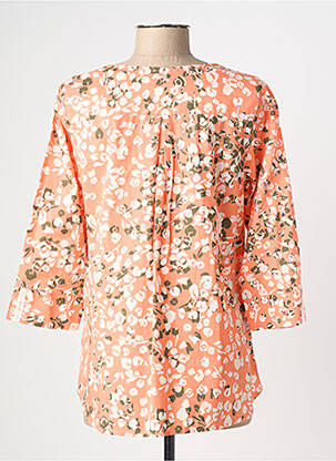 Chemisier coupe cintrée manches 3/4 orange CONCEPT K femme