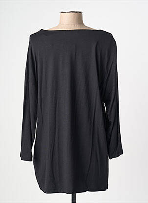 Top stretch manches 3/4 noir CHRISTINE LAURE femme