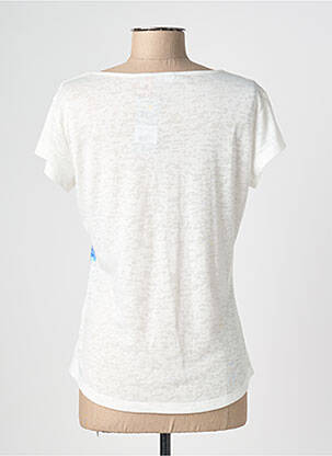 T-shirt stretch manches courtes bleu CONCEPT K femme