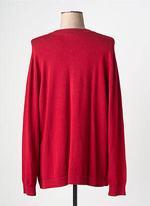 Gilet manches longues coupe cintrée rouge CHRISTINE LAURE femme