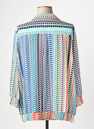 Blouse manches 3/4 manches 3/4 orange CHRISTINE LAURE femme