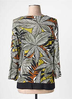 T-shirt manches 3/4 manches 3/4 noir CHRISTINE LAURE femme