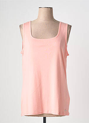 Débardeur stretch sans manche rose ARMOR LUX femme