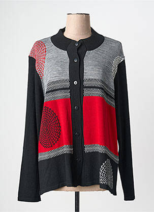 Gilet manches longues noir CHRISTINE LAURE femme