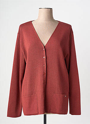 Gilet manches longues orange ARMOR LUX femme