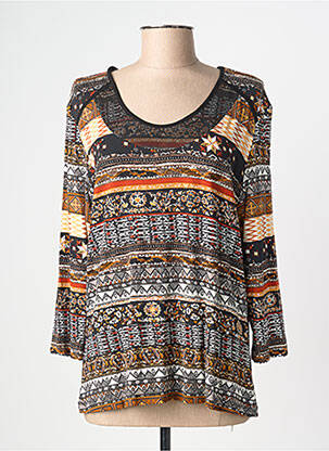 T-shirt noir CHRISTINE LAURE femme