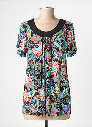 T-shirt noir CHRISTINE LAURE femme