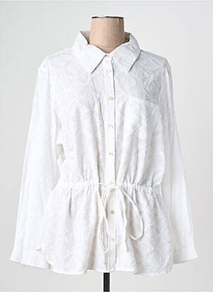 Tunique manches longues blanc CHRISTINE LAURE femme