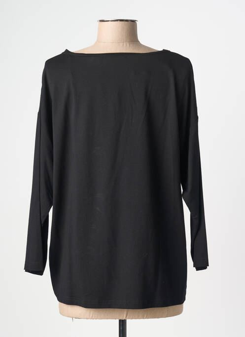 Top stretch manches longues noir CHRISTINE LAURE femme
