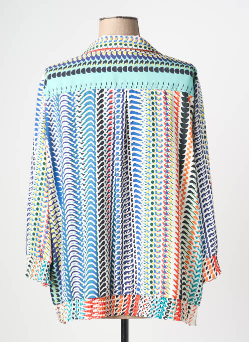 Blouse manches 3/4 manches 3/4 orange CHRISTINE LAURE femme