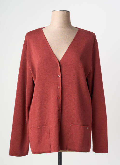 Gilet manches longues orange ARMOR LUX femme