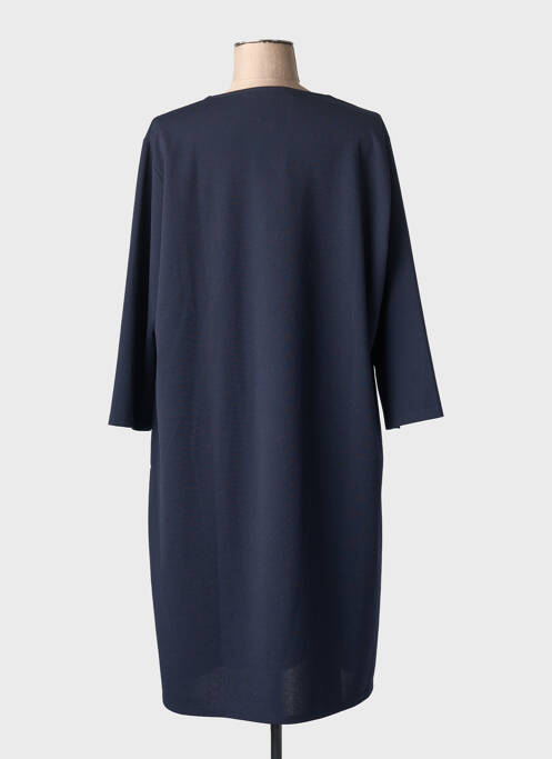 Robe mi-longue bleu CHRISTINE LAURE femme
