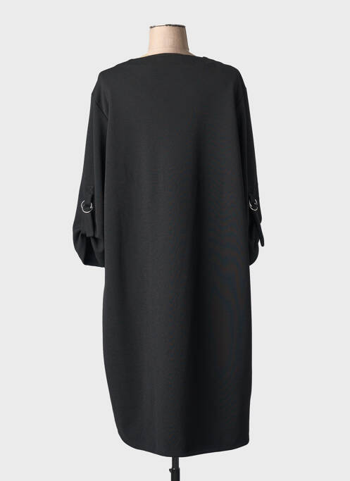 Robe mi-longue noir CHRISTINE LAURE femme