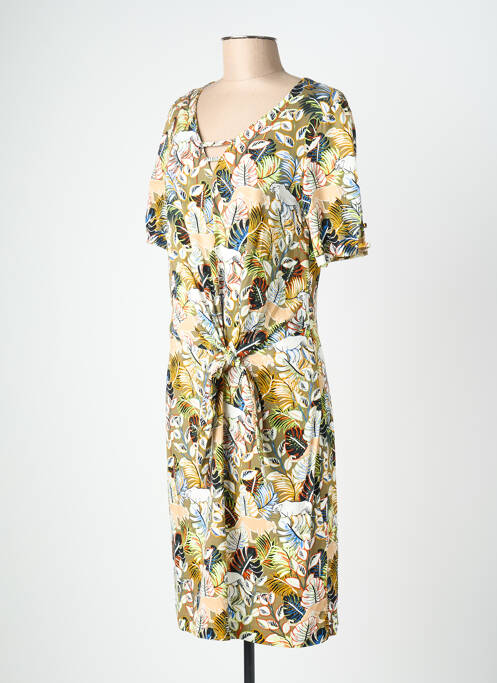 Robe mi-longue vert CONCEPT K femme