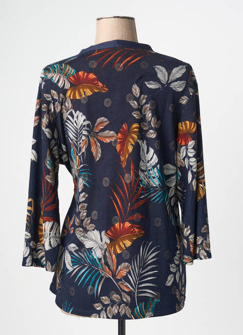 T-shirt bleu CHRISTINE LAURE femme