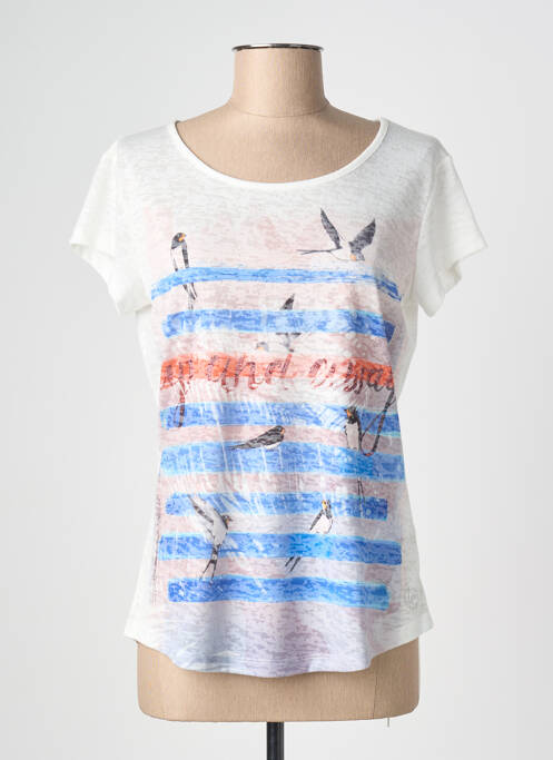 T-shirt bleu CONCEPT K femme