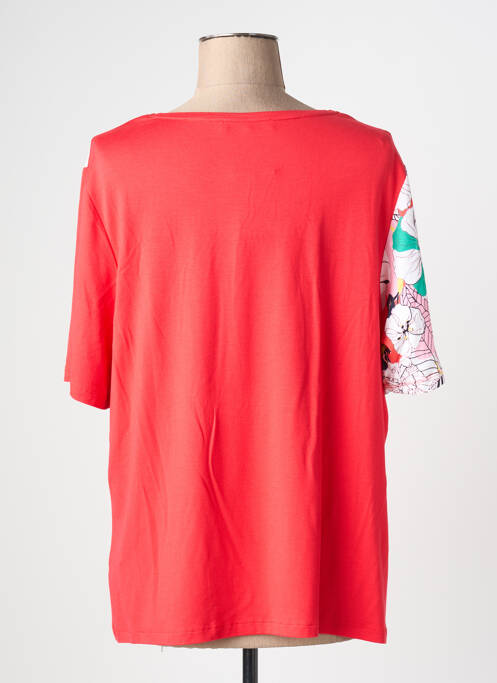 T-shirt orange CHRISTINE LAURE femme