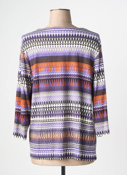 T-shirt violet CHRISTINE LAURE femme