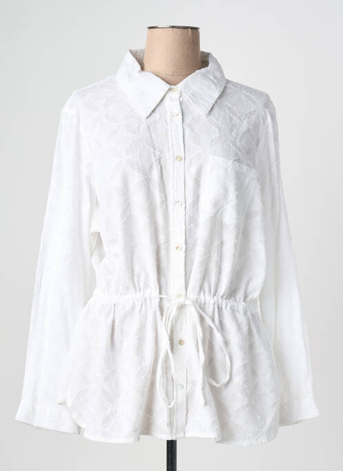 Tunique manches longues blanc CHRISTINE LAURE femme