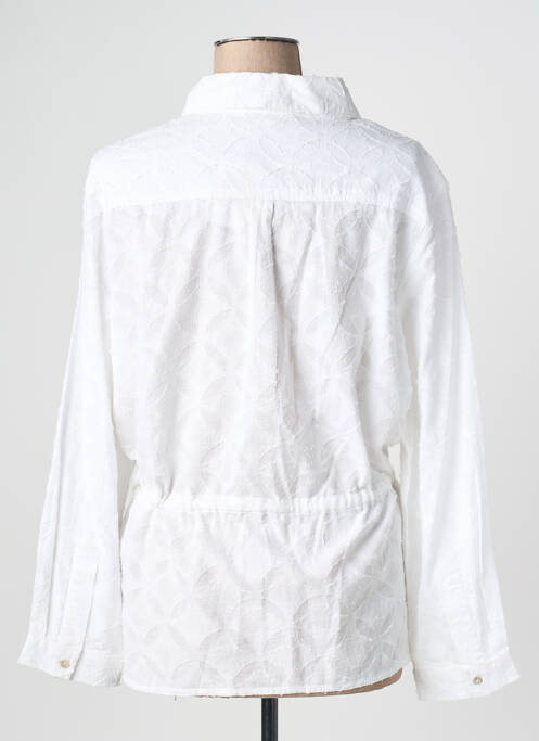 Tunique manches longues blanc CHRISTINE LAURE femme