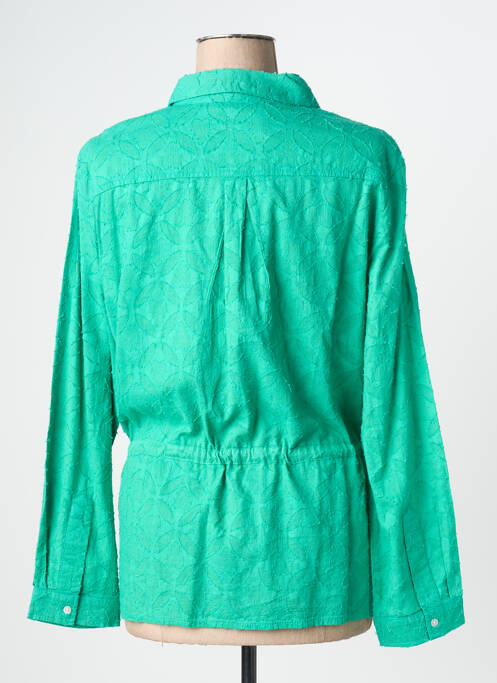 Tunique manches longues vert CHRISTINE LAURE femme