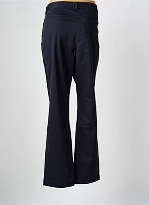 Pantalon droit tissage popeline taille normale bleu ARMOR LUX femme