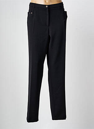 Pantalon slim taille normale taille normale noir CHRISTINE LAURE femme