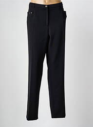 Pantalon slim taille normale taille normale noir CHRISTINE LAURE femme